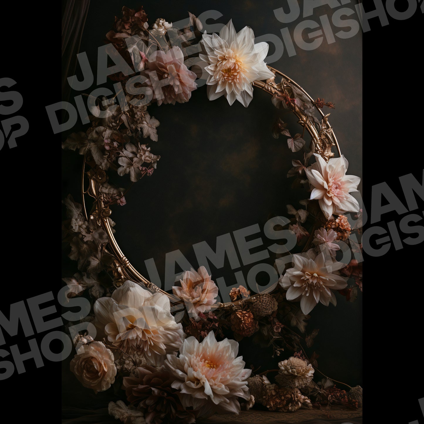 20 Floral Rings Background Bundle