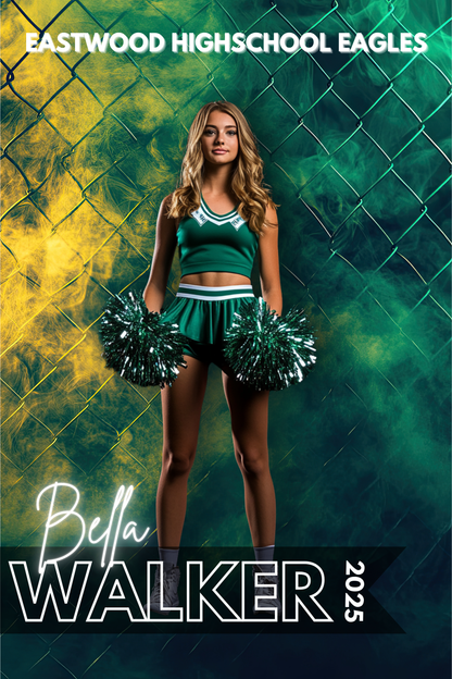 Cheerleader Canva Poster Template