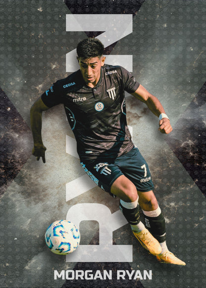 Soccer Canva Poster Template (Black)
