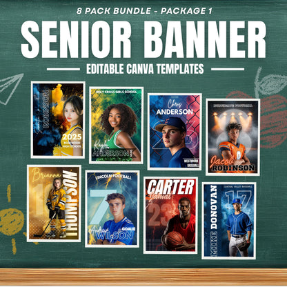 8 Canva Templates for All Sports - Pack 1