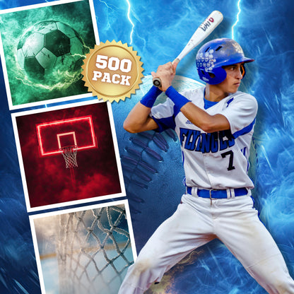 500 MEGA PACK Sports Background Bundle