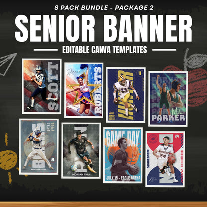 8 Editable Canva Templates for All Sports - Pack 2