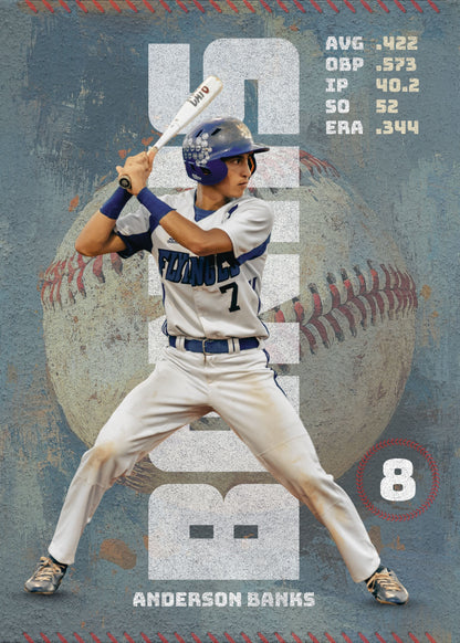 8 Pack Sports Bundle Canva Poster Template (Pack 2)