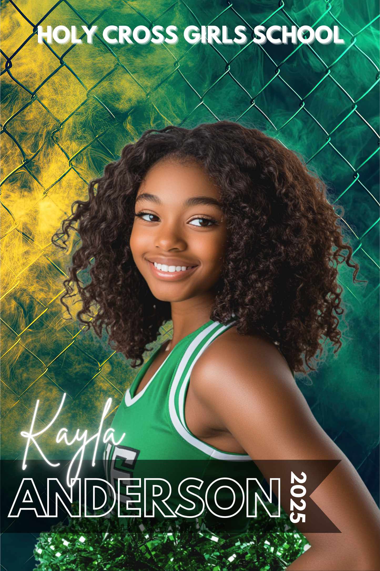 Cheerleader Canva Poster Template