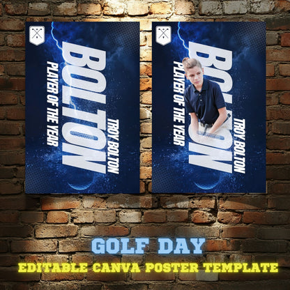 Golf Canva Poster Template