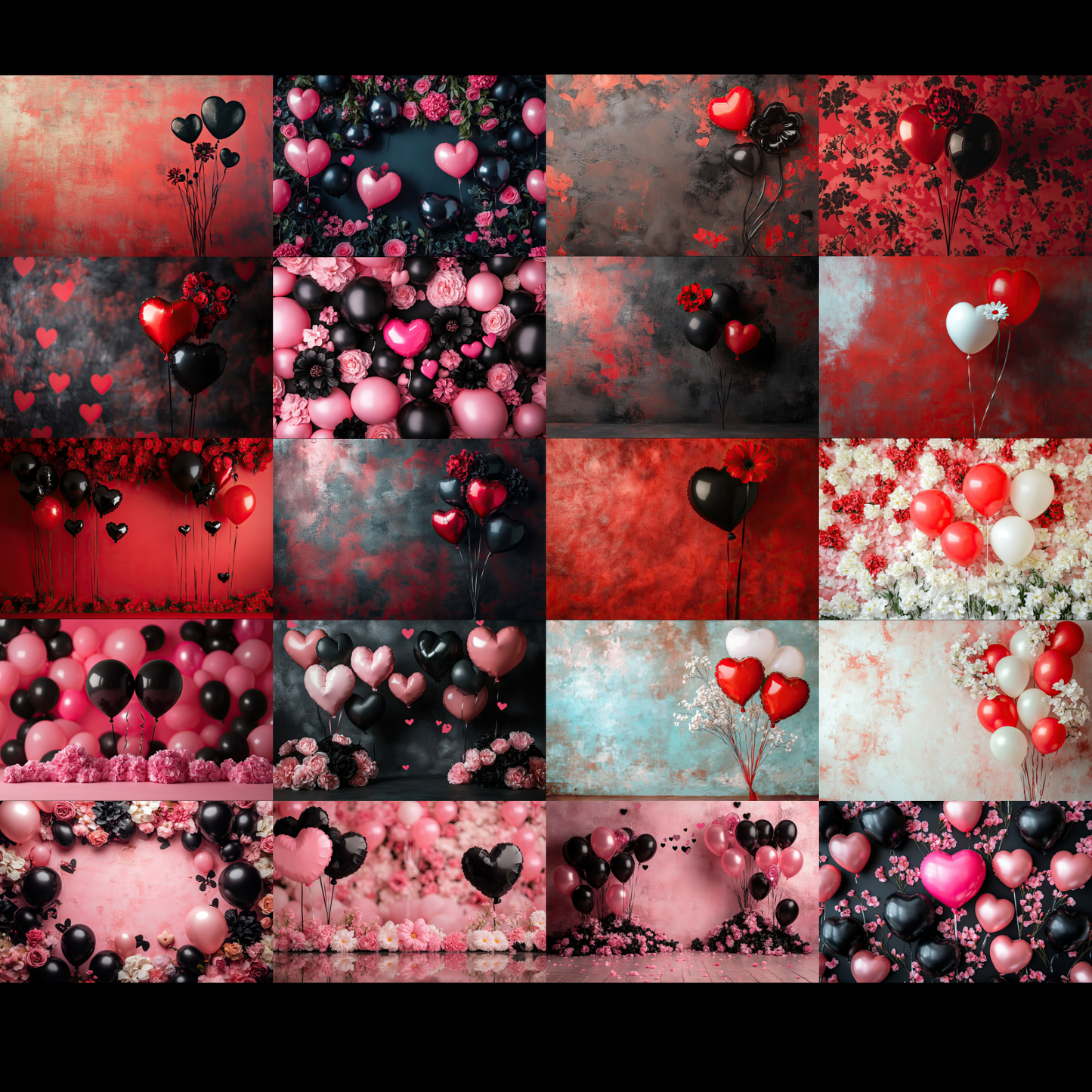 100+ Red Valentine Background Bundle