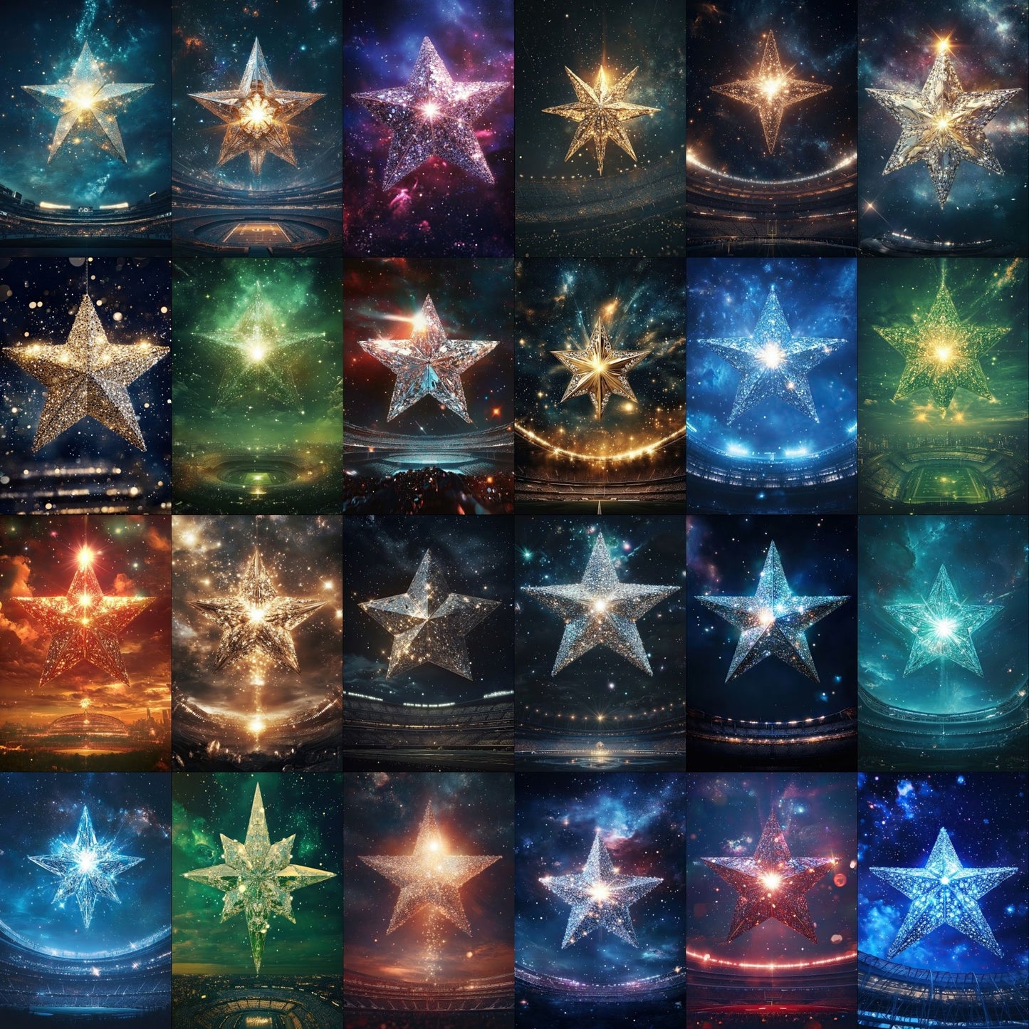 100 Cheerleader Star Sports Background Bundle