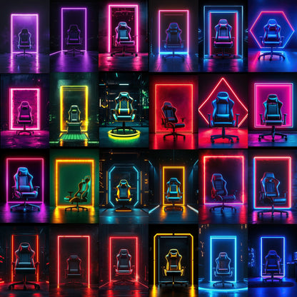 100 Gaming Chair Sports Background Bundle