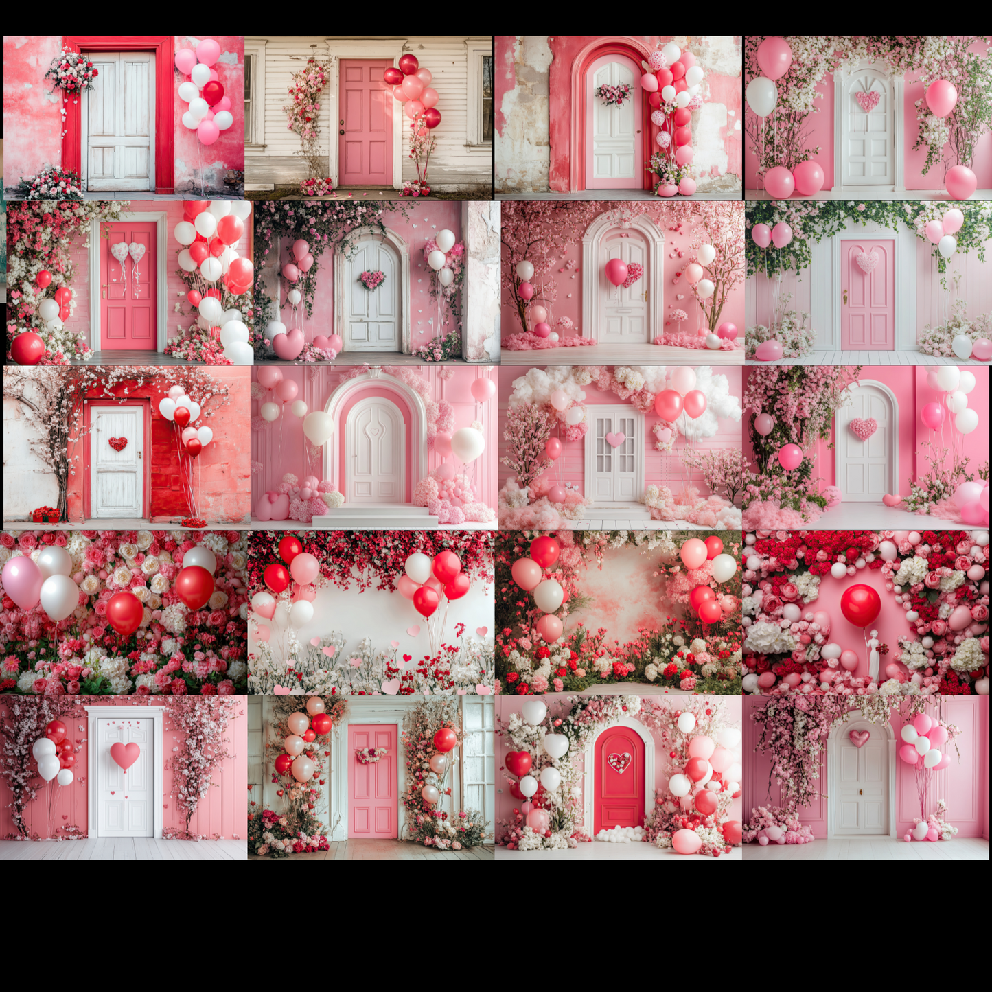 100+ Red Valentine Background Bundle