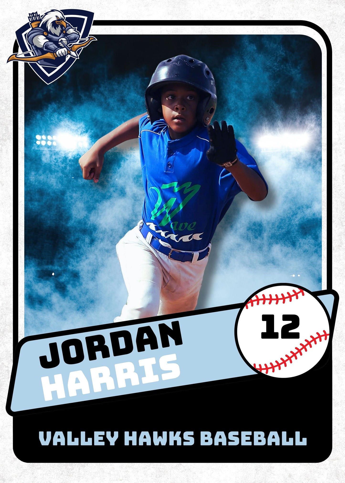 Baseball Card Canva Poster Template