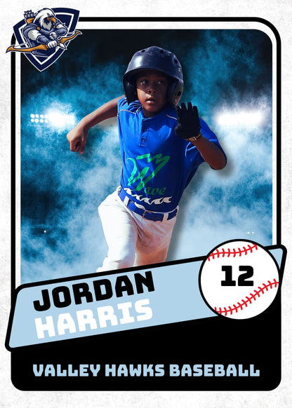 Baseball Card Canva Poster Template