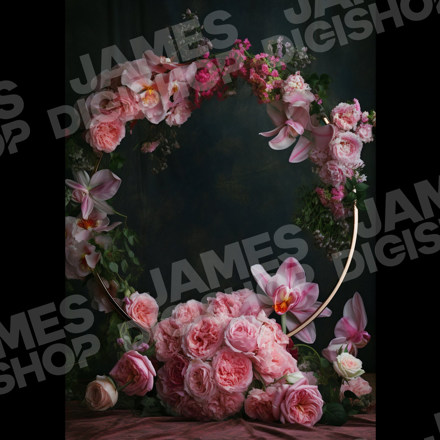 20 Floral Rings Background Bundle