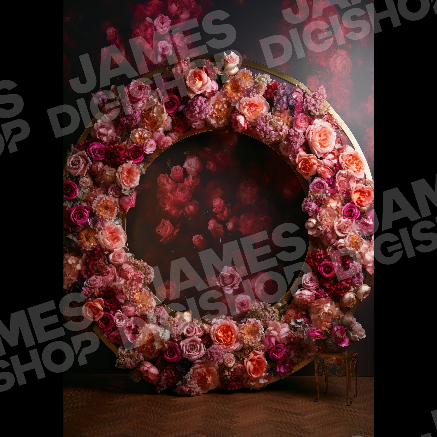 20 Floral Rings Background Bundle