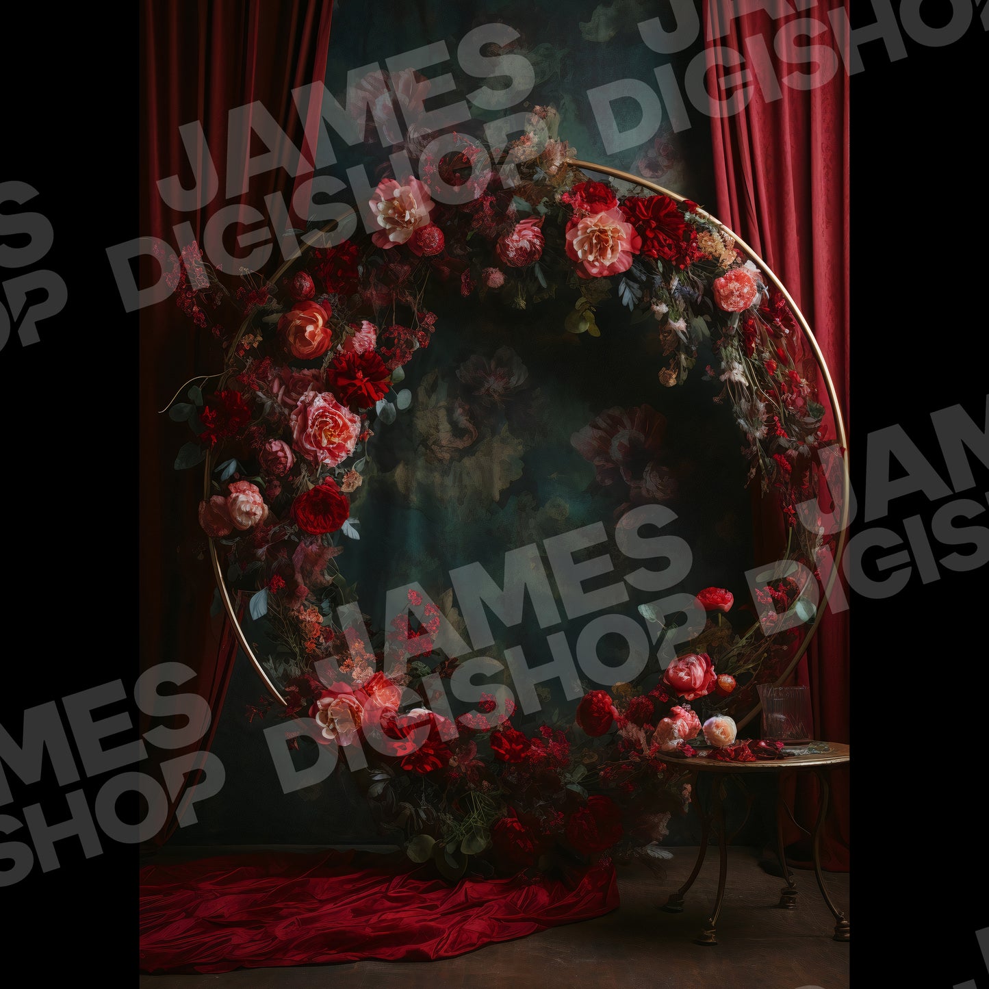 20 Floral Rings Background Bundle