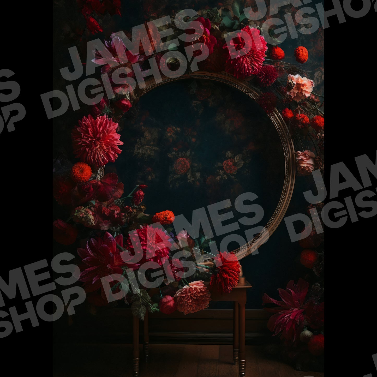 20 Floral Rings Background Bundle