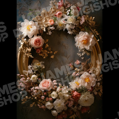 20 Floral Rings Background Bundle