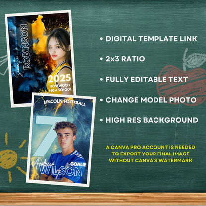 8 Canva Templates for All Sports - Pack 1