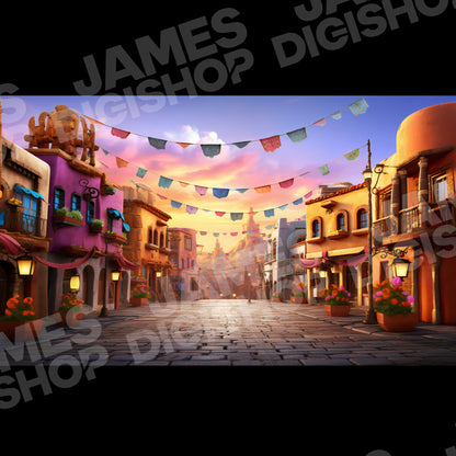 20 Dia de los Muertos Background Bundle