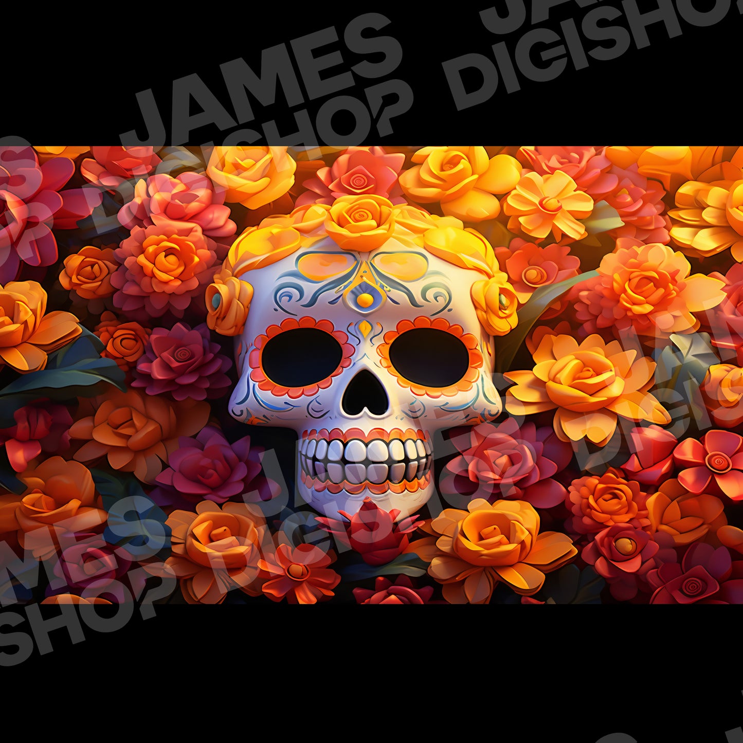 20 Dia de los Muertos Background Bundle
