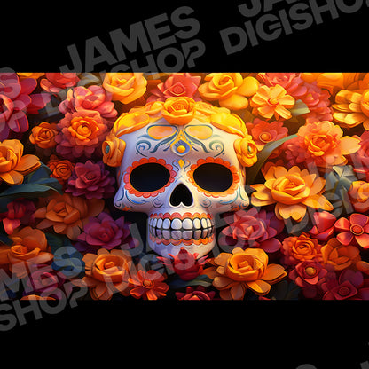 20 Dia de los Muertos Background Bundle