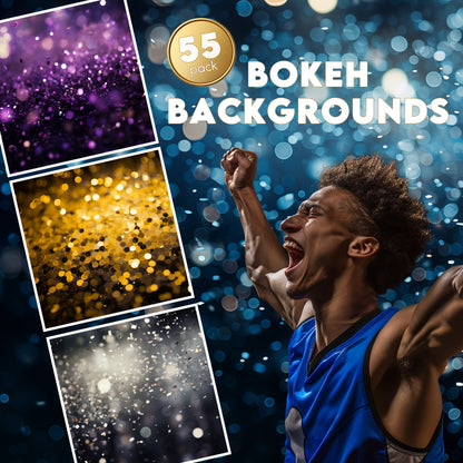 50 Bokeh Lights Background Bundle